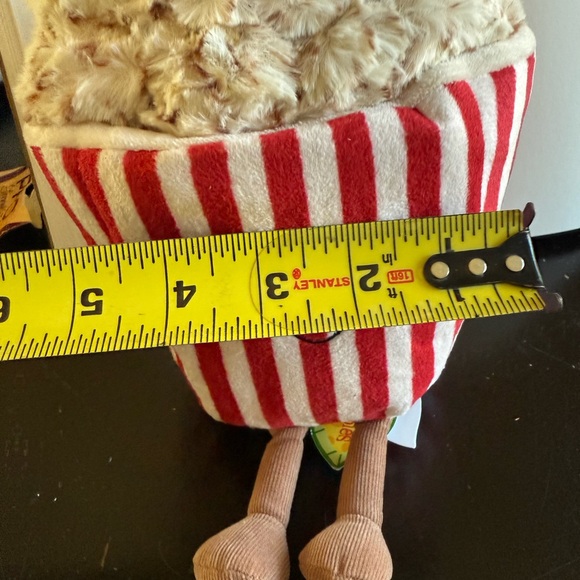 NWT Jellycat London Amusable Popcorn Bucket Plush Toy Retired snack - Picture 13 of 13